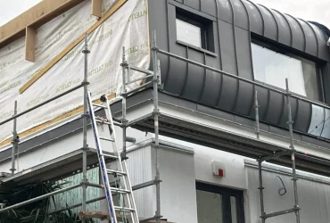 Surélévation ossature bois & zinc quartz Poissy Poissy 78300 - detail